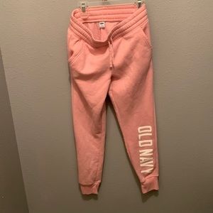 Pink old navy sweats size 10-12